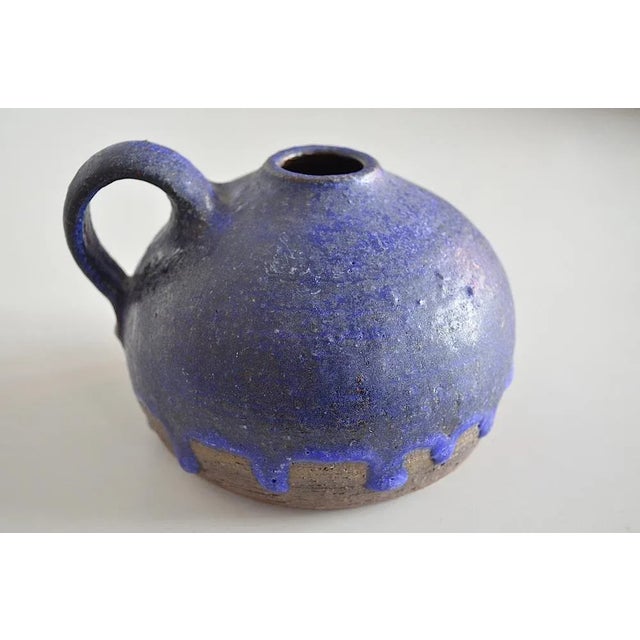 Very beautiful ceramic vase of ceramic rudi steel. - Mod.Nr 3006/10 Height 10cm Diameter 12cm Depth 14cm The vase is...