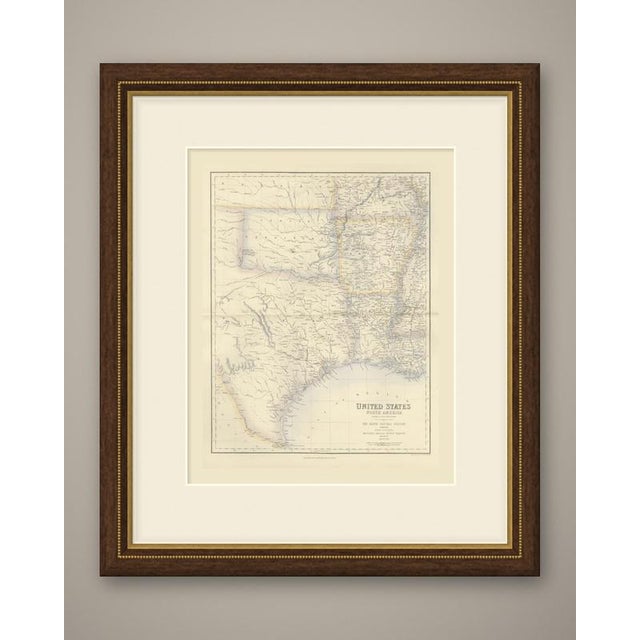 This is an original antique engraved map, colored by hand, from fullarton's companion atlas to the gazetteer of the world....