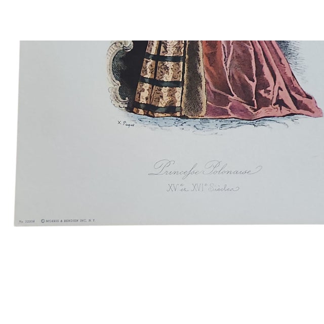 Vintage 1960s Costumes Prints - Set of Seven For Sale - Image 9 of 13