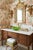 Regency Style Glass Bright Glossy Lime Green Wavy Design Vessel Vanity Bathroom Sink For Sale - Image 11 of 12