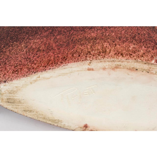 Mid-Century Modern Ceramic Lamp attributed to Vallauris, 1970s For Sale - Image 3 of 8