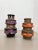 WGP Pink Orange Ceramic Fat Lava Vases from Scheurich, Germany, 1970s, Set of 2 For Sale - Image 3 of 18