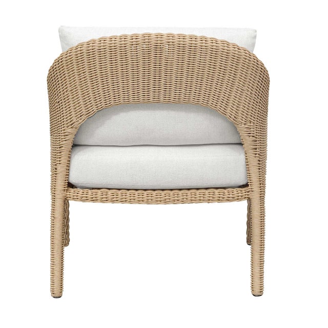 Kavali Outdoor Wicker Lounge Chair For Sale - Image 13 of 15