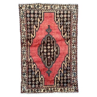Vintage Mazlaghan Rug For Sale