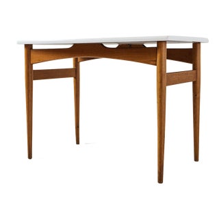 Mid-Century Coffee Table with White Top, 1970s For Sale