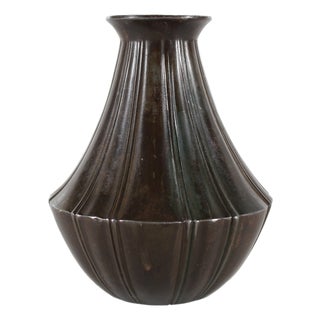 Vintage Art Deco Decorative Vase by Just Andersen, 1930s For Sale
