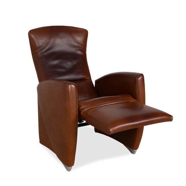 Brown Leather Armchair from Jori For Sale - Image 4 of 17
