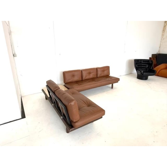 1970s Leather 6602 + 6603 Sofas by Franz Köttgen for Kill International, 1970s, Set of 2 For Sale - Image 5 of 18