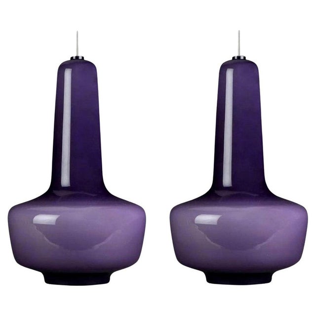 Pendant Lights from Fog & Mørup Holmegaard, 1960s, Set of 2 For Sale - Image 10 of 10