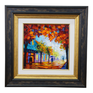 Slava Ilyayev Caught in the Rain 2015 Serigraph Print Signed Coa