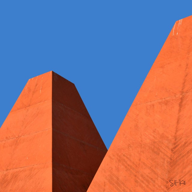 Each piece is an original work by artist Garrett Knoll, printed and framed by hand in Brooklyn, New York. The image is...