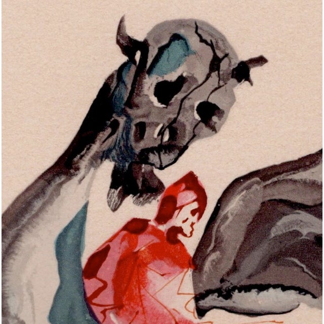 S. Dali, On the Back of Geryon, 1964, Woodcut For Sale - Image 4 of 8