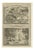 Pieter Mortier, Daniel's Vision of the Ram and Goat and Vision by the Tigris, 1700, Engraving For Sale
