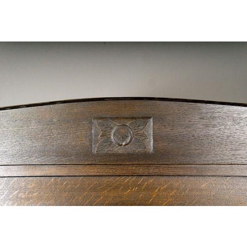 Art Nouveau Oak Cabinet For Sale - Image 12 of 16