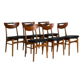 Danish Dining Chairs, 1960s, Set of 6 For Sale