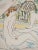Modern Léonard Tsuguharu Foujita, Nude in the Countryside, Original Engraving For Sale - Image 3 of 7