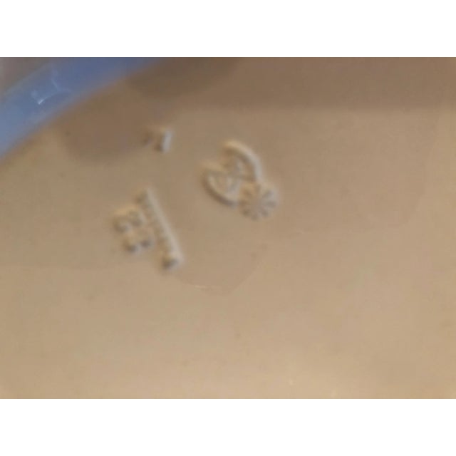 Blue and White Platter (Antique 1920's) For Sale - Image 4 of 5