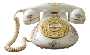 Constance Telephone in Fine Porcelain from Royal Albert, 1991