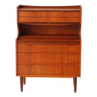 Vintage Danish Teak Secretary, 1960s For Sale