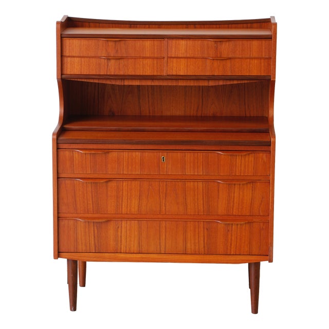 Vintage Danish Teak Secretary, 1960s For Sale