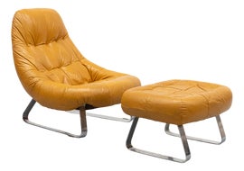 Example of Percival Lafer Chair and Ottoman Sets