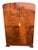 Wood Art Deco Double Wardrobe in Walnut, 1920s For Sale - Image 7 of 10