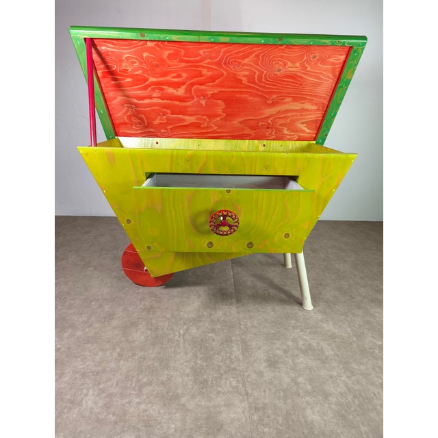 Vintage Radical Design Artists Chest of Drawers by Dieter Zimmermann, 1990s For Sale - Image 13 of 16