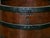English Pair of Antique English Bushel Measures with Iron Bands, Rustic Decor For Sale - Image 3 of 11