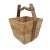 Wood Vintage Elm Rustic Village Bucket For Sale - Image 7 of 7