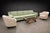 Wood Sergio Rodrigues “Caola” Sofa in Brazilian Rosewood and Green Fabric, 1960s - Lot 125 For Sale - Image 7 of 13