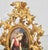 Baroque Antique Porcelain Maiden in Gilt Wood Frame Circa 1880s For Sale - Image 3 of 11