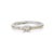 0.30 Ct Solitaire Diamond Unisex Engagement Ring in 18k White Gold Size 11 For Sale - Image 4 of 9