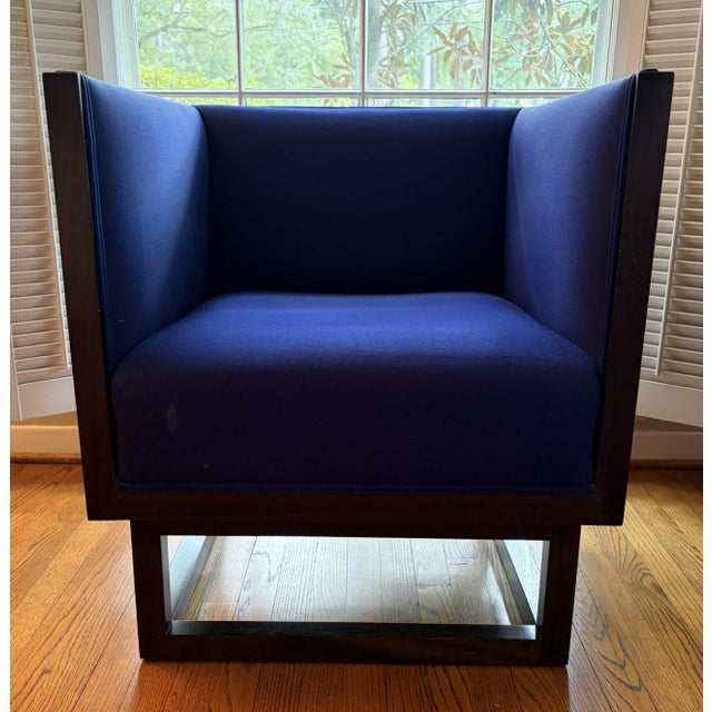 Josef Hoffmann Late 20th Century Josef Hoffman Cabinet Chairs, Pair For Sale - Image 4 of 8