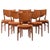 Vintage Dining Chairs in Leather and Teak by Finn Juhl, 1952, Set of 6 For Sale - Image 11 of 11