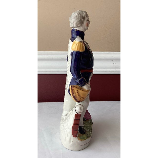 Antique Rare Spelling Error Staffordshire General Napier Porcelain Figurine For Sale - Image 9 of 9