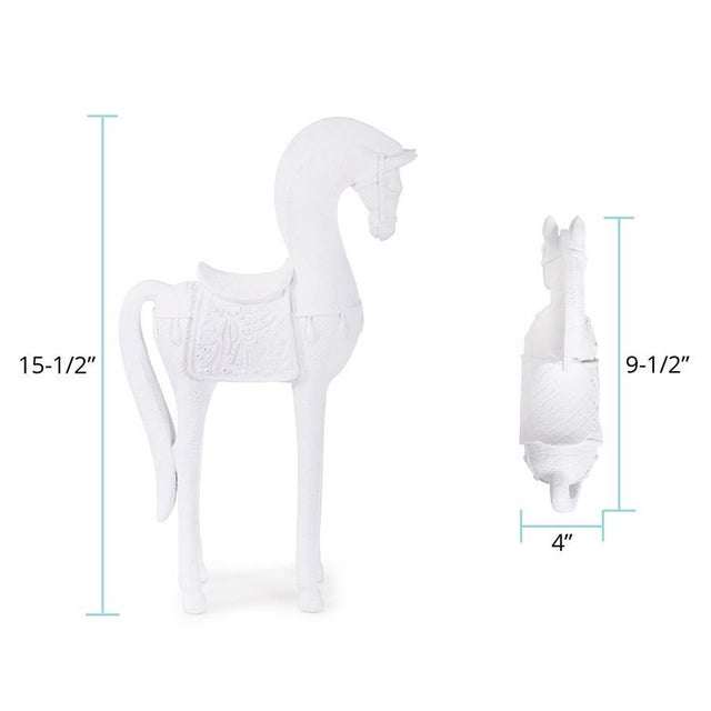 Persian Stead in Polyresin For Sale - Image 11 of 11