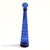 Lavender Lavender Lilac & Lapis Eclectic Glass Bottle Curation - Group of 10 For Sale - Image 8 of 17