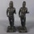 Matte Black Ceramic Riace Statues, 20th Century, Set of 2 For Sale - Image 11 of 11