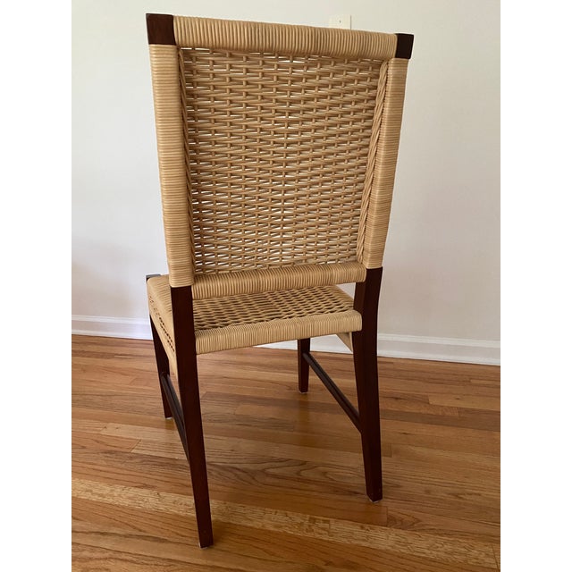 Angelo Donghia Vintage Merbau Collection Donghia Chair For Sale - Image 4 of 6