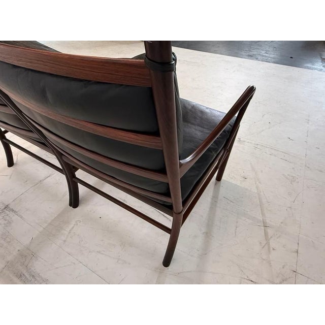 Colonial Leather Sofa by Ole Wanscher for Poul Jeppesens Møbelfabrik For Sale - Image 5 of 15