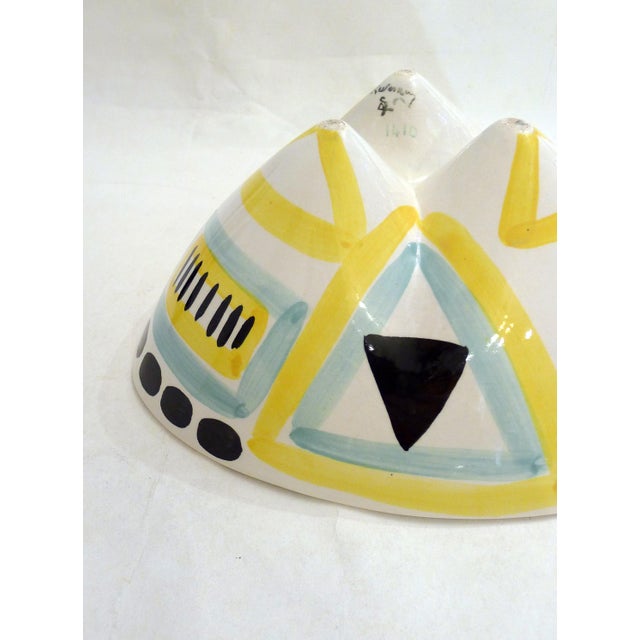 Vintage Tripod Bowl in Revernay Earthenware, 1950s For Sale - Image 4 of 14