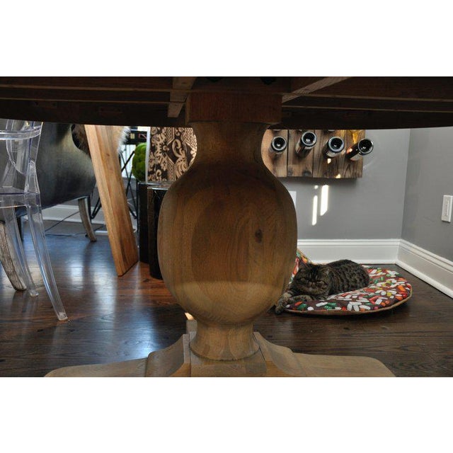 Restoration Hardware French Urn Pedestal Round Dining Table Chairish