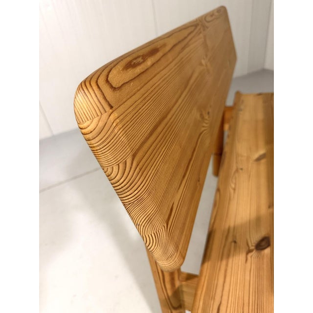 Pine Bench with Storage Space from Korup Stolefabrik, Denmark, 1970s For Sale - Image 11 of 18