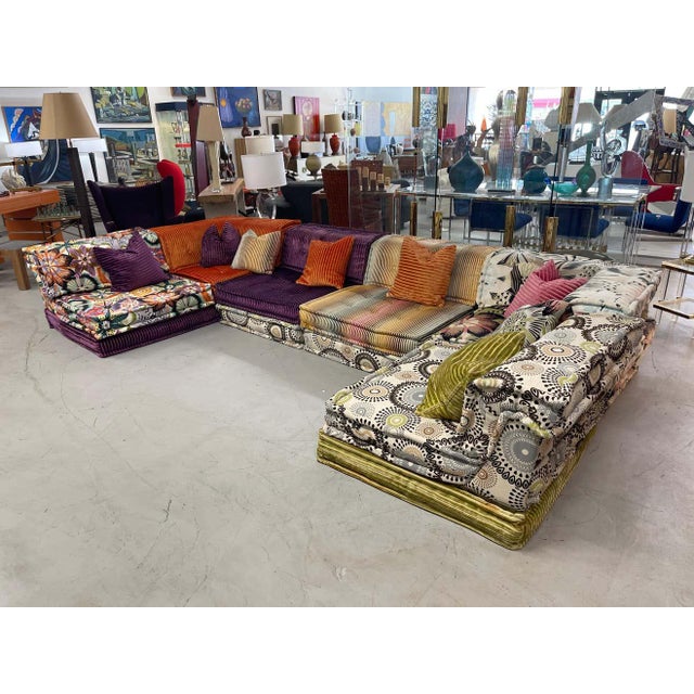 Vintage Roche Bobois Mah Jong Missoni Sofa Chairish