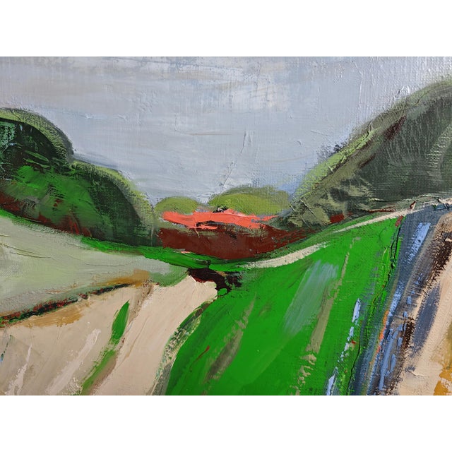 Vers La Clarté, Abstract Landscape, Contemporary, Framed by Sophie Dumont For Sale - Image 4 of 7