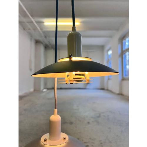 Luna 8021 P Silver Grey Pendant Lamp by Jeka For Sale - Image 10 of 11