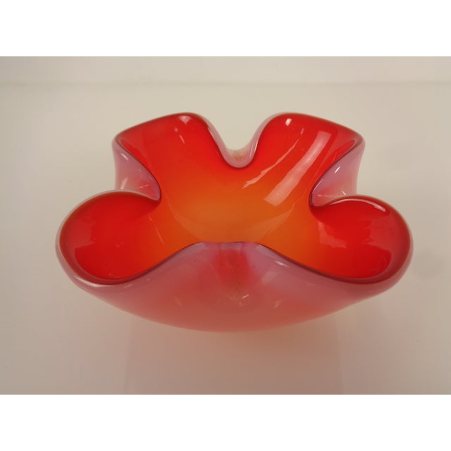 Sommerso Murano Glass Ashtray, Italy, 1960s For Sale - Image 9 of 9