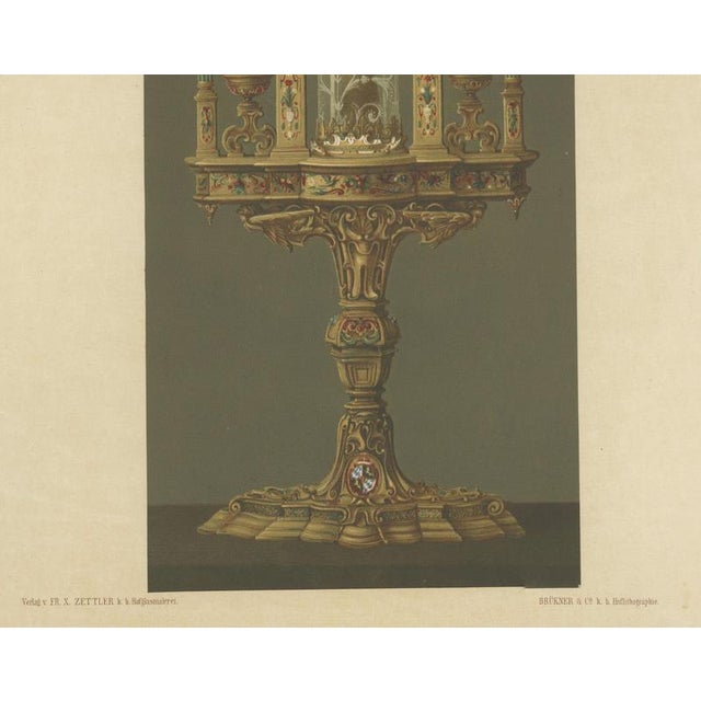 Paper Royal Bavarian Cruciform Works and Jeweled Cross Diptych, Munich 1874, Paper, Set of 2 For Sale - Image 7 of 9