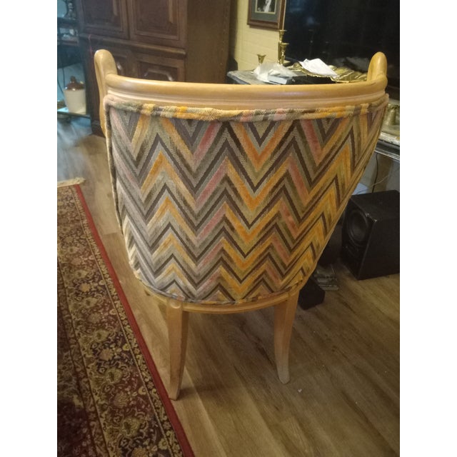 Mid-Century Modern Pair of Mid-Century Modern Hand Carved Swan Head Chairs For Sale - Image 3 of 5