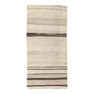 Small Vintage Modern Kilim Rug - 2`1″ X 4`7″ Ft. For Sale